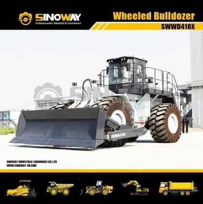 50 Ton Rubber Tire Dozer with The Mobility and Versatility