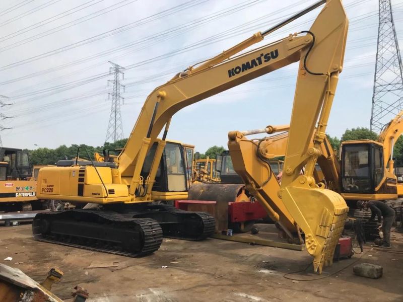 Nice Performance Used Komatsu PC220-6, 22t Komatsu PC220 PC200 Excavator