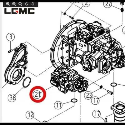 11c2694  Kawasaki Fan Pump Pump Part for Excavator