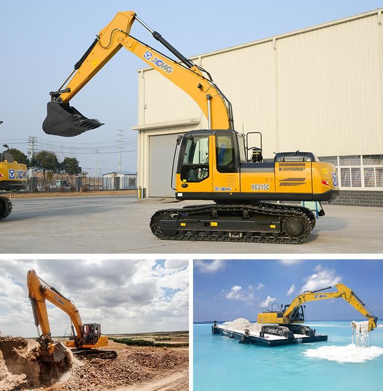 Hot Sale XCMG 21t Crawler Excavator Xe215c Medium Excavator