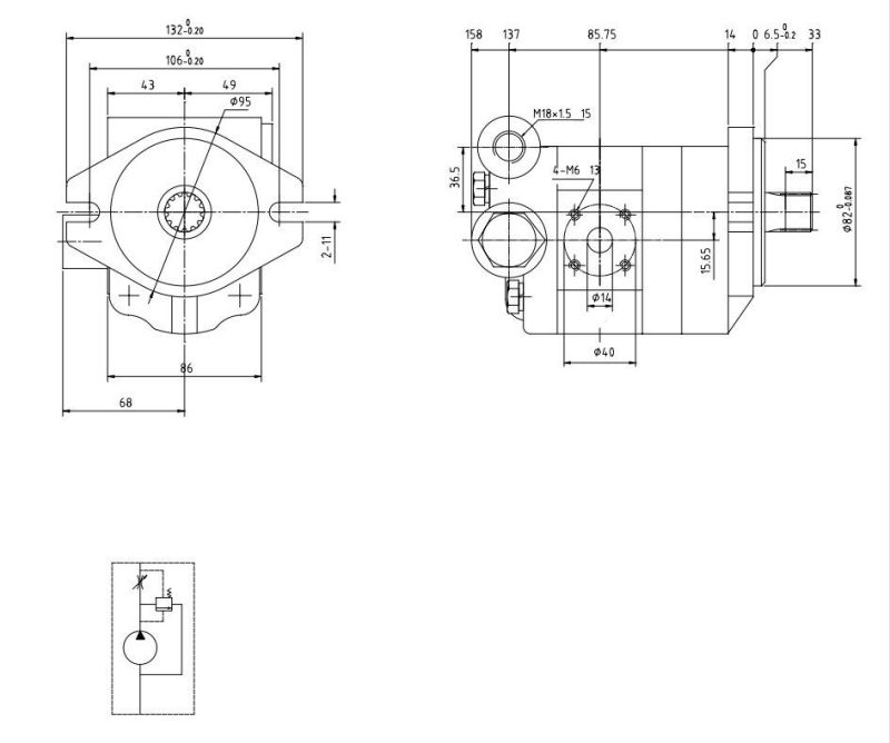 High Performance Hydraulic Gear Pump Hydraulic Valve for Sale