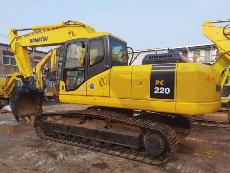 Excellent Working Condition Used Komatsu PC220-7 22t Crawler Excavator