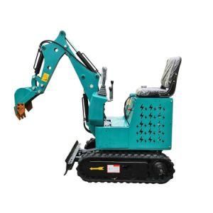 China Leking 0.8ton Electric Excavator 800kg Hydraulic Crawler Excavator Digger with Hydraulic Arm&Hammer