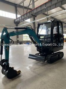 1800kg Small Hydraulic Digger Crawler Excavator for Farm Use