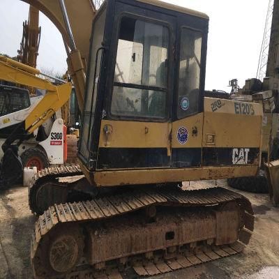 Used 100% Original Cat E120b Excavator Weight 12t, Secondhand Caterpiller E120 From Super Chinese Honest Supplier in The Lowest Price for Sale