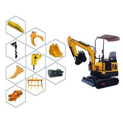 New Type Diesel Engine 0.8ton Digger Machine Small Excavator with CE ISO Certificate