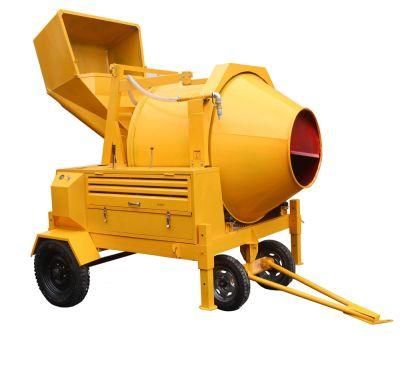 Hot Selling Self Loading Hopper Towable Portable Ready Mix Jzr350 Concrete Mixer Price