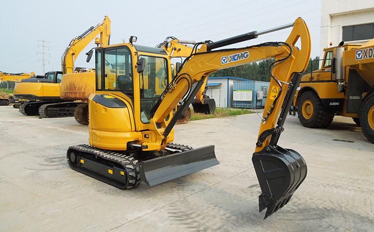 XCMG Official Construction Equipment 3 Ton Small Garden Front Loader Digger Xe35u China New Micro Excavator Mini Digger for Sale