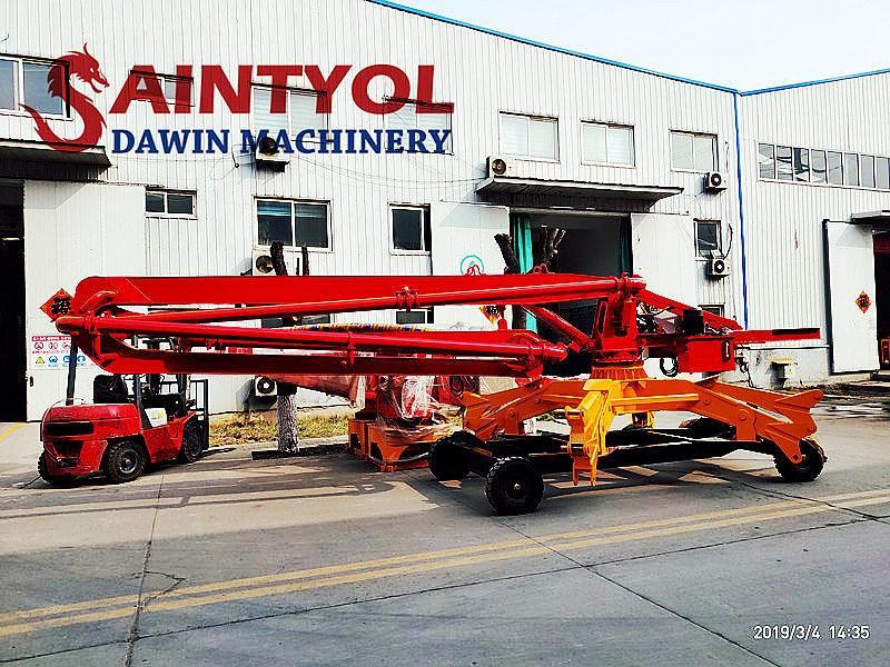 Safework 13m 15m 17m Mobile Spider Hydraulic Concrete Placing Boom Concrete Placer