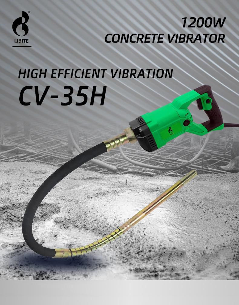 High Quality Electric Handy 35mm Socket Concrete Vibrator