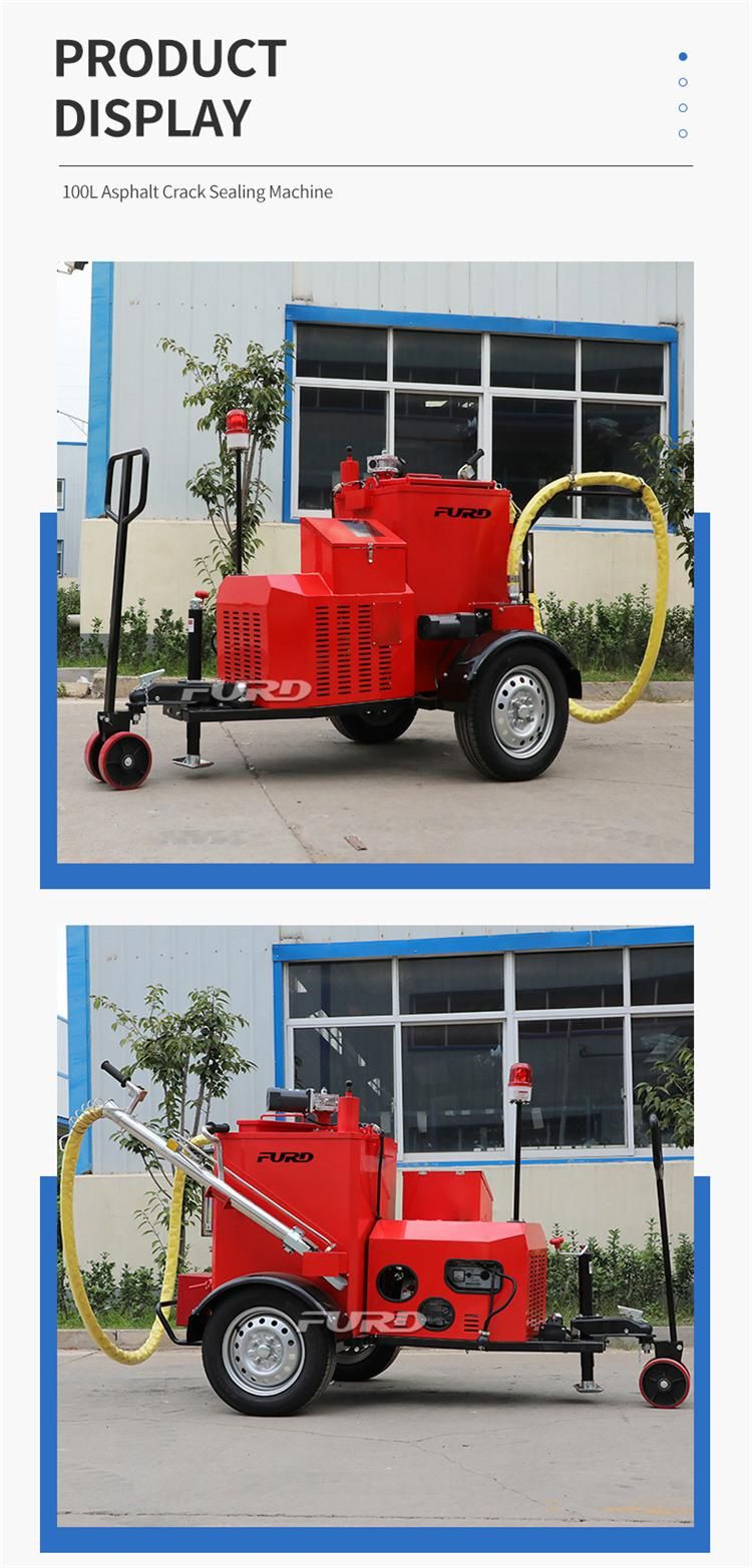 High Operating Efficiency Road Repair Asphalt Crack Sealing Machine with Good Price