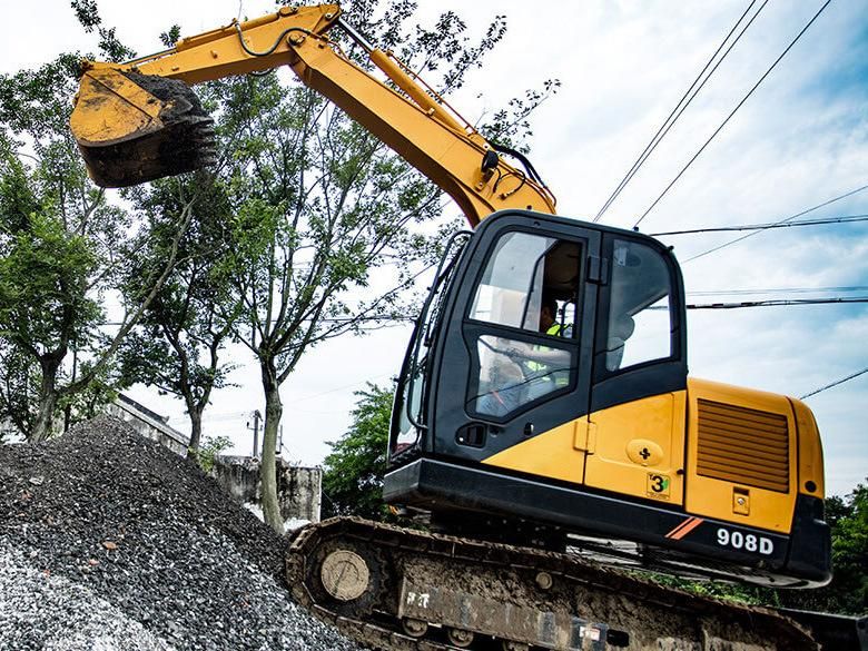 China Top Brand 8tons Crawler Digging Excavator 908e