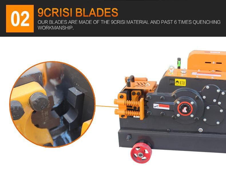 Gq40d Circular Blade Steel Bar Cutting Machine Powerful Steel Cutter Without Burr