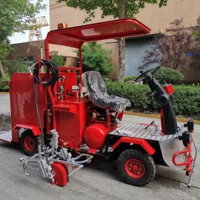 Self-Propelled Cold Paint Road Line Marking Machine Used for Spraying Cold-Solvent Paint