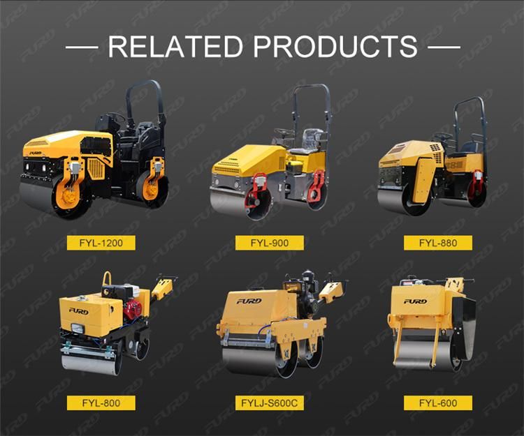 1.5 Ton Kubota Powered Asphalt Roller Vibratory Road Roller for Sale Qatar