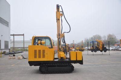 Road Safety Maintenance Ground Screw Pile Driver for Highway Guardrail Construction