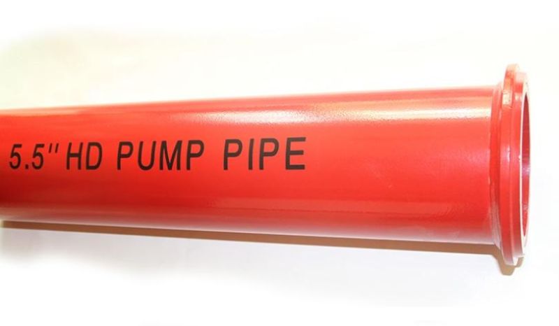 DN125 Double Layer Wear Resistant Concrete Pump Pipe