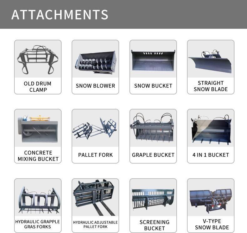 All Hydraulic System Joy Stick Control Mini Front Loader for sale