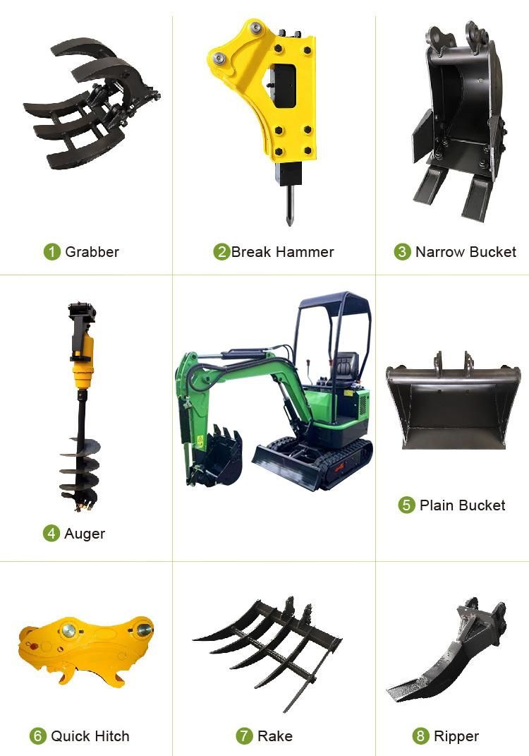 China Popular Price EPA & Euro 5 Engine Mini Digger Sales in Europe