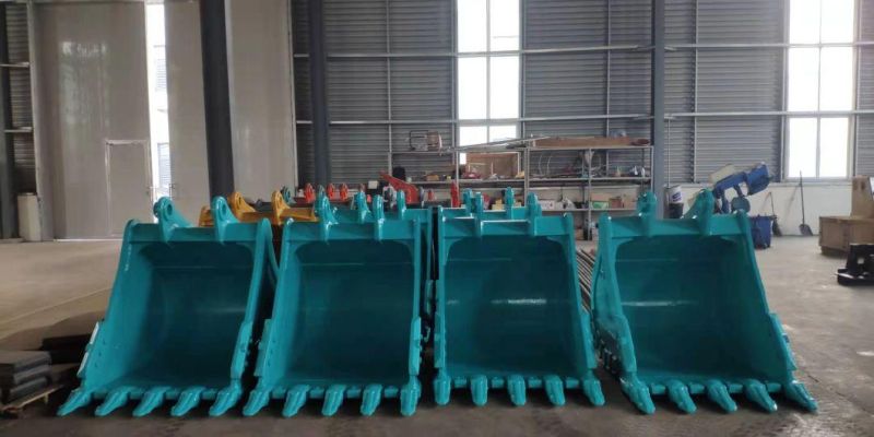 Standard Buckets for Kobelco Excavator Ditching Bucket with Teeth