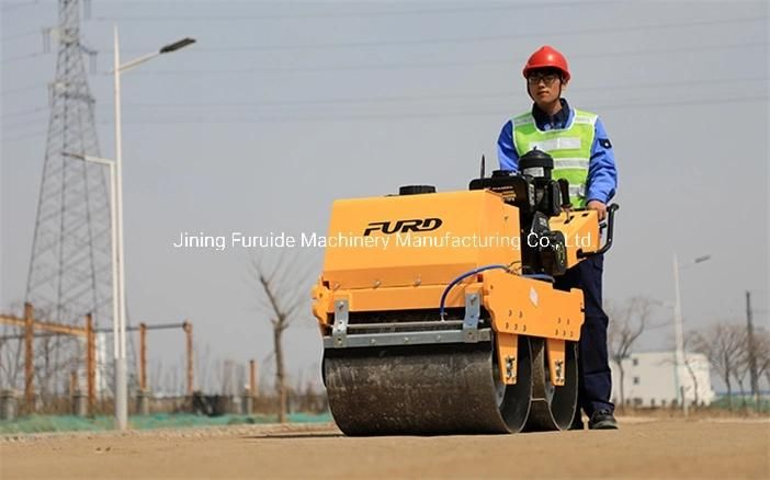 Light Walk Behind Diesel Vibratory Roller with 550kgs