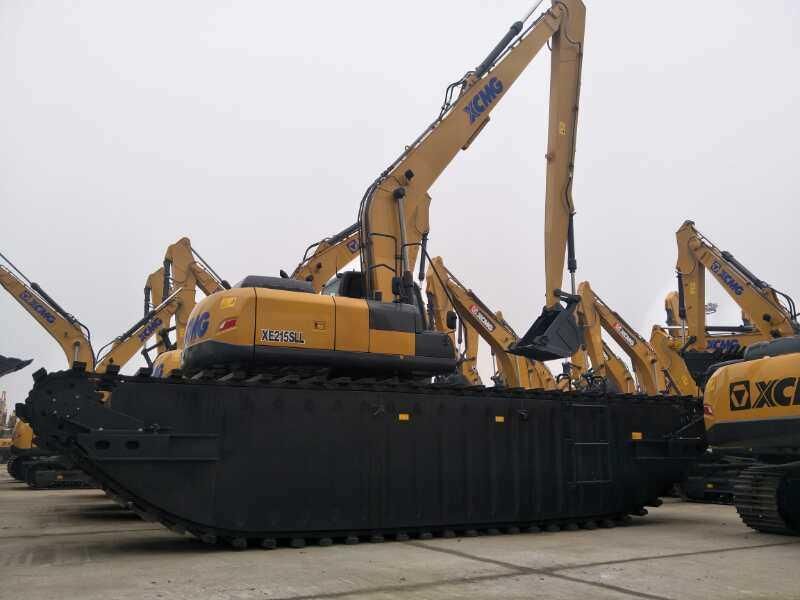 XCMG Manufacturer Xe215s China 20 Ton Floating Pontoon Amphibious Excavator Price for Sale