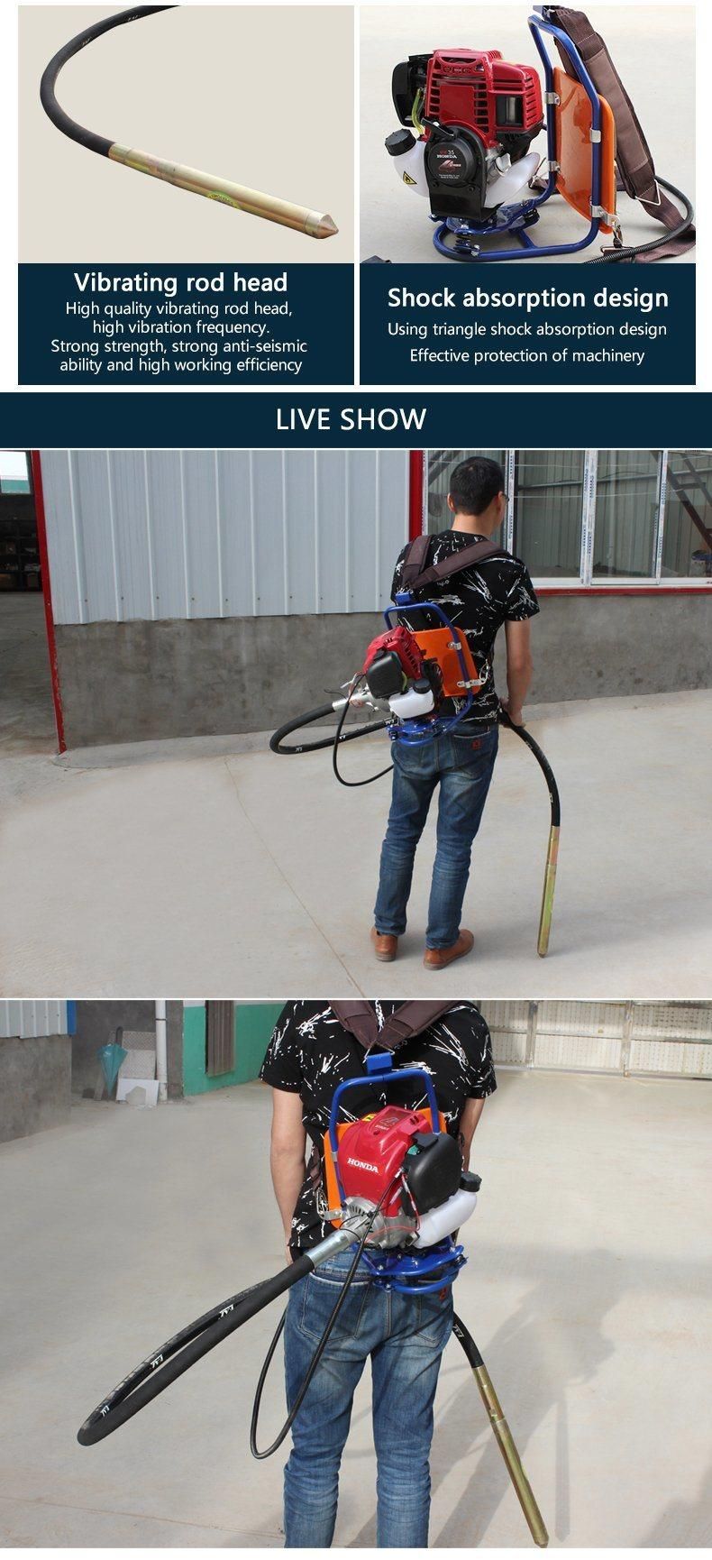 Gasoline Engine Concrete Backpack Vibrator Shaft