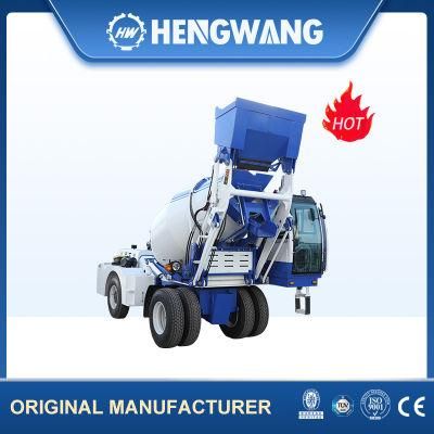 Hengwang Concrete Mixer Truck Cement Mixer with Truck Loading