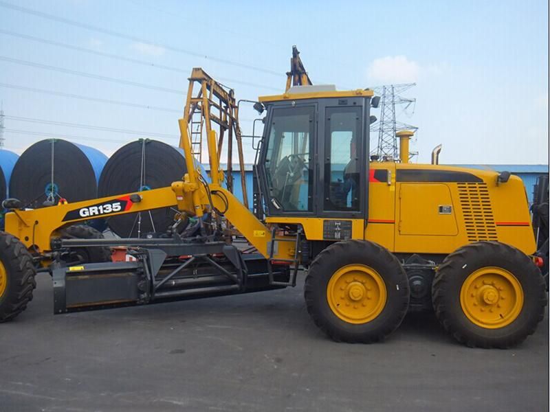 New Acntruck Gr180 Motor Grader with Front Blade and Rear Ripper