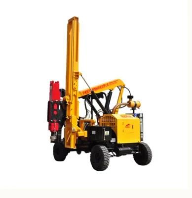 New Design Ground Screw Pile Driver with Hydraulic Hammer