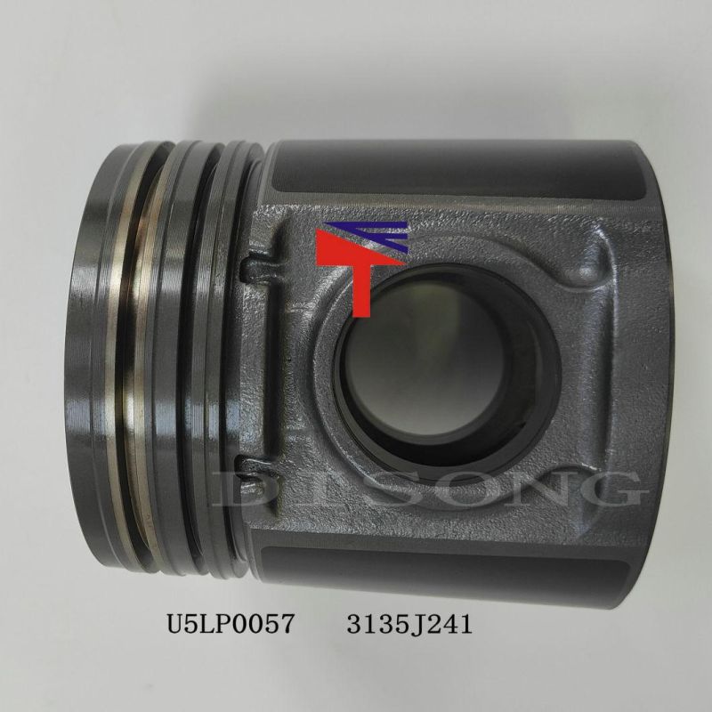High-Performance Diesel Engine Engineering Machinery Parts Piston 3135j241 U5lp00057 for Engine Parts T4.4 T6.6 Generator Set Diameter 100mm