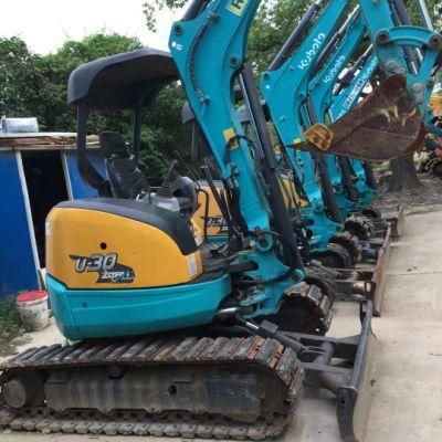 Kubota U-30 Excavator Second Hand Japanese Made with 90% Efficiency Used Mini Excavator Cheap Sale