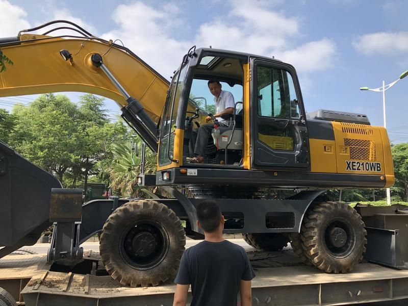 Top Brand 21ton Wheel Excavator Xe210wb for Sale
