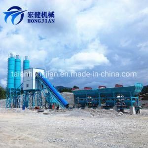 90m3/H Hzs90 Mobile Concrete Batching/Mixing Admixture Plant Factory Hot Sale in Philippines