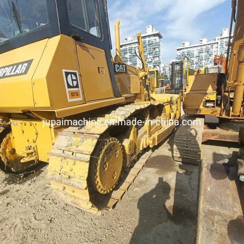Second-Hand D7g Hydraulic Type Cat Brand Construction Equipment Crawler Bulldozer