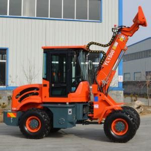 Chinese Construction Machinery Loader Tl1500 Telescopic Wheel Loader with Hydraulic Joystick Control
