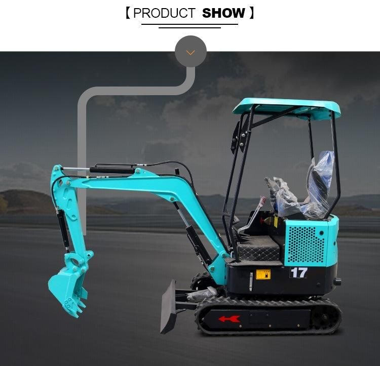 Small Excavator Chinese Mini 2.2 Ton Trenching Machine Mini Digger Digging Equipment