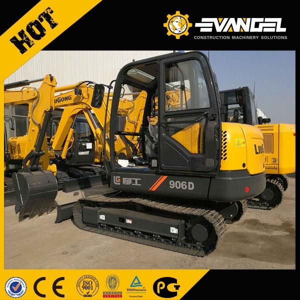 Liugong 6 Ton Small Crawler Digger Excavator Clg906D