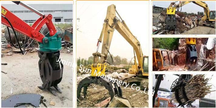 Hydraulic Rotating Timber/Log Grabs for Excavators of Different Brands