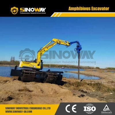 Amphibious Machine 30 Ton Amphibious Backhoe for Soft Terrain