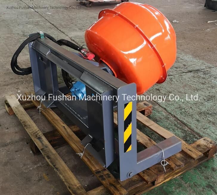 Skid Steer Loader Cement Mixer Attachment