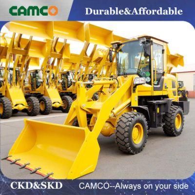 China Machinery Conmpact Diesel Wheel Loader with Forklift