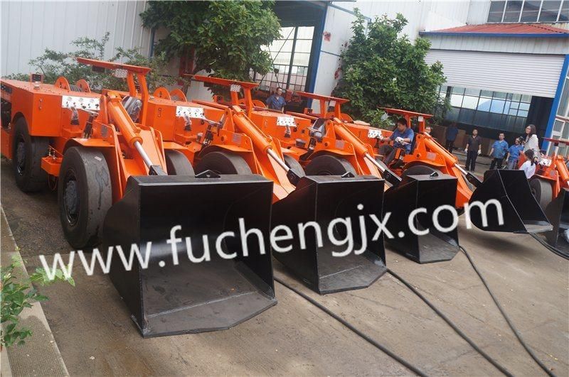 Mining hydraulic side seat underground scoop loaders with electric power