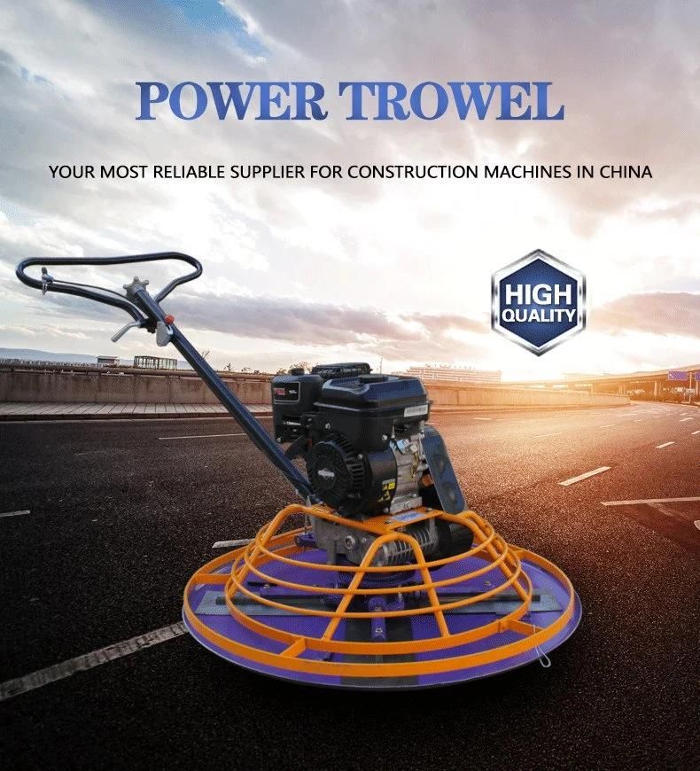 1000mm Concrete Power Trowel Diesel Engine Walk Behind Concrete Polishing Machine