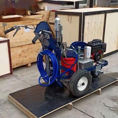 Hand-Push Cold-Paint High-Pressure Road Marking Machine with 9L Piston Pump
