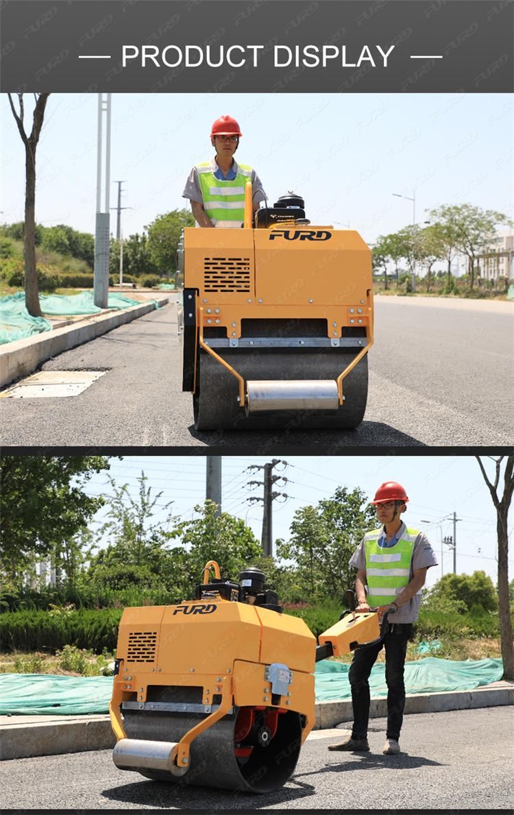 500kg Single Drum Mini Hydraulic Compaction Machine Road Roller with Good Price