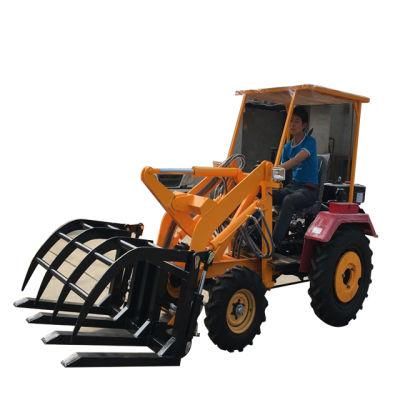 Wheeled Diesel Small Loader Engineering Forklift Shovel Car