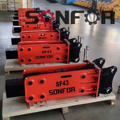 Professional Manufacturer Supplier Excavator Hydraulic Hammer Breaker with Different Diameters Chisel