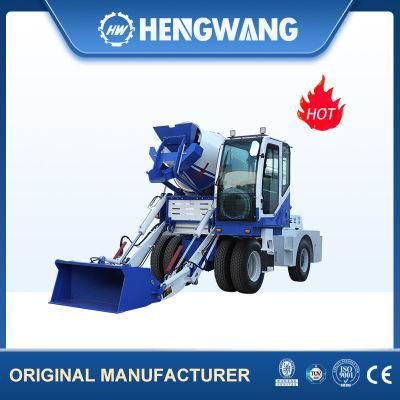 2-5 Cubic Construction Automatic Feeding Cement Mixer Truck Price