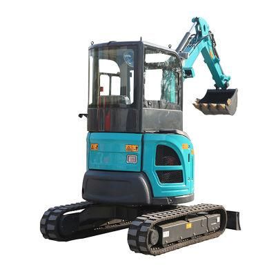 Fw30u (new) -Cabin Household Trencher Agricultural Small Digging Machine EPA Mini Excavators with Raker/Ripper/Gripper for Sale